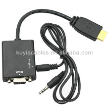 Оптический адаптер HDMI для VGA с аудиокабелем